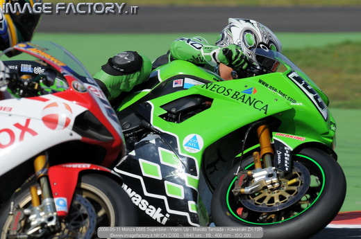 2008-05-11 Monza 0665 Superbike - Warm Up - Makoto Tamada - Kawasaki ZX-10R
